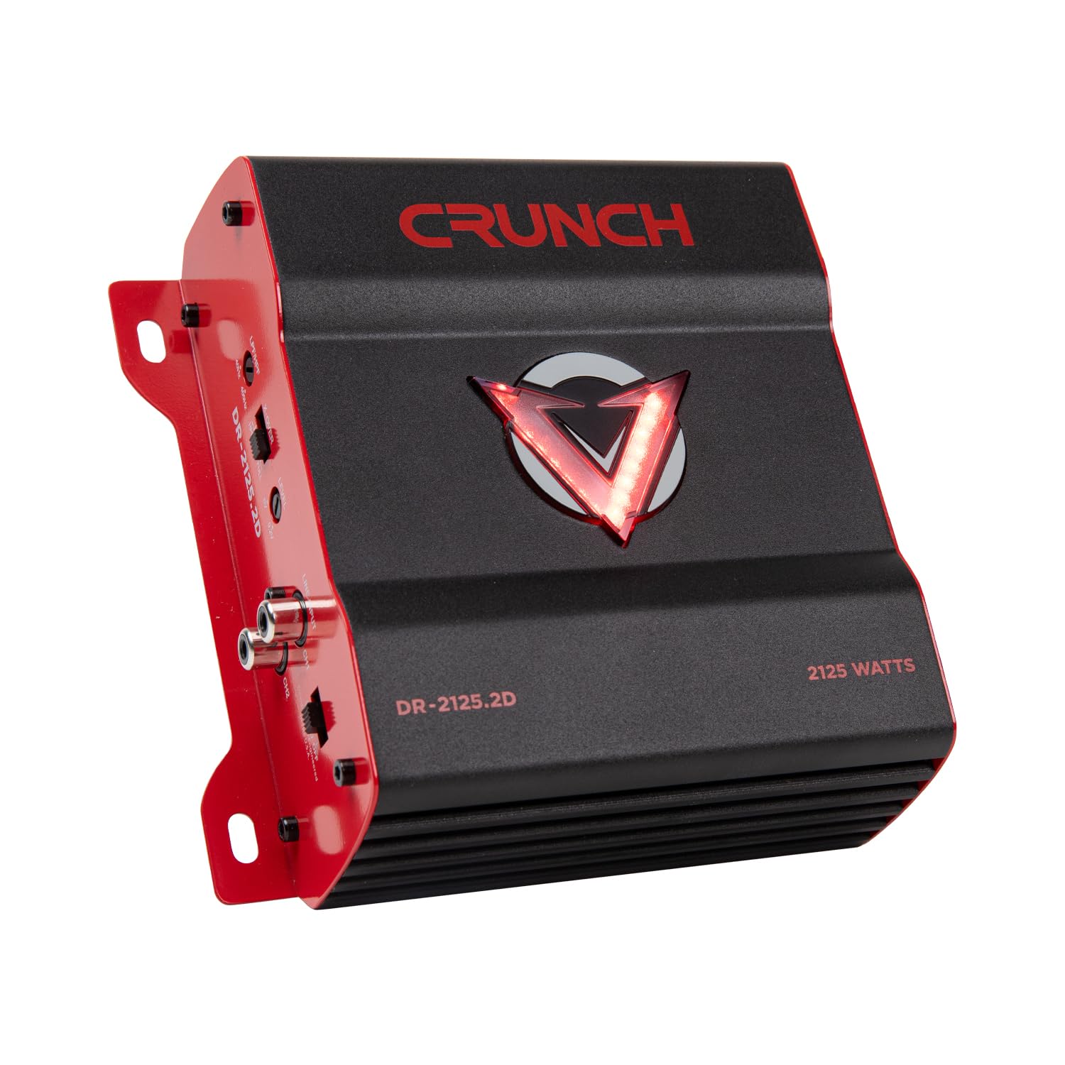Crunch 2125W 2 Channel Subwoofer Car Audio Amplifier with Adjustable Crossovers, Bass Knob & Remote, LED VU-Meter, QTD Cooling and PWM Power Supply Crunch 2125W 2 Channel Subwoofer Car Audio Amplifier with Adjustable Crossovers, Bass Knob & Remote, LED VU-Meter, QTD Cooling and PWM Power Supply